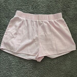 Pink Striped Shorts